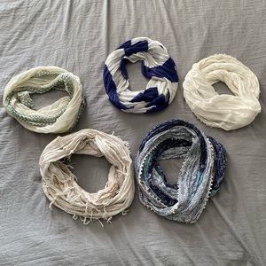 Scarf Bundle - Lightweight Fashion Infinity Scaves